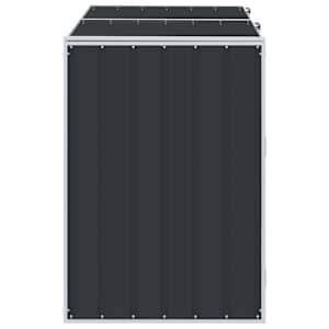 Box na 2 popelnice antracitový 144 x 81 x 113 cm ocel - obrázek 6