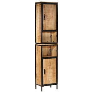 Koupelnová skříňka 40 x 27 x 180 cm železo a masivní mangovník - obrázek 12