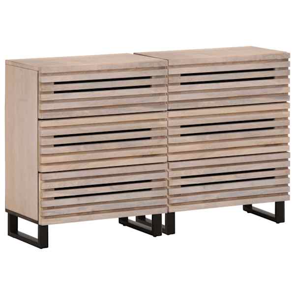 vidaXL puhvetkapid 2 tk, 60 x 34 x 75 cm, mangopuit