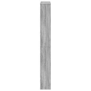Botník se zrcadlem 4patrový šedý sonoma 63 x 17 x 134 cm - obrázek 6