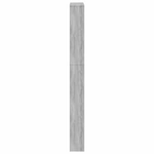 Botník se zrcadlem 5patrový šedý sonoma 63 x 17 x 169,5 cm - obrázek 7