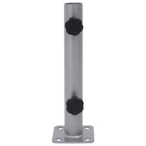 Základna pro slunečník pro tyč Ø 32/34/38 mm stříbrná ocel - obrázek 2