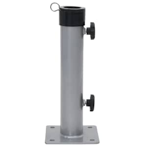 Základna pro slunečník pro tyč Ø 38/48 mm stříbrná ocel - obrázek 3