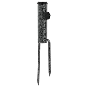 Stojany na slunečník s hroty 2 ks 9 x 35 cm pozinkovaná ocel - obrázek 2