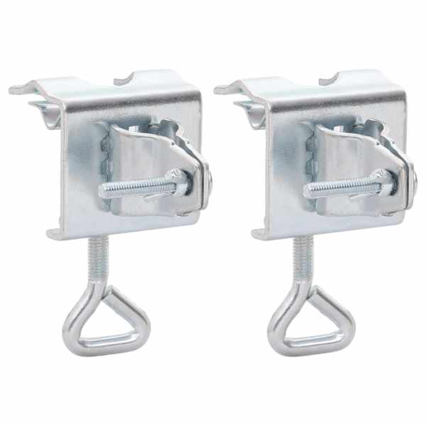 vidaXL p&auml;ikesevarju klambrid r&otilde;dule 2 tk, 32 mm, tsingitud teras