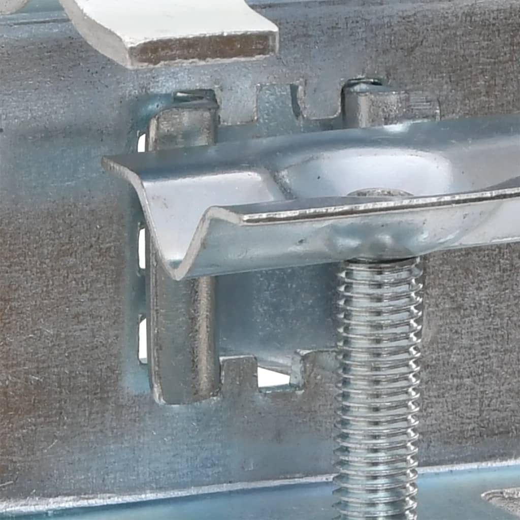 vidaXL Svorky na balkónový slnečník 2 ks 32 mm pozinkovaná oceľ