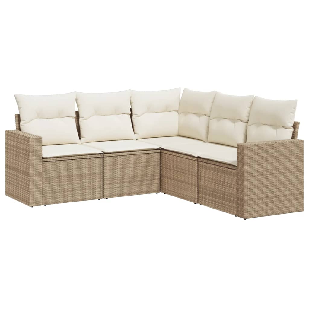 Gartenmöbel Sofa Garnitur Kissen Lounge Set Gartengarnitur Poly Rattan vidaXL - Bild 14 von 96