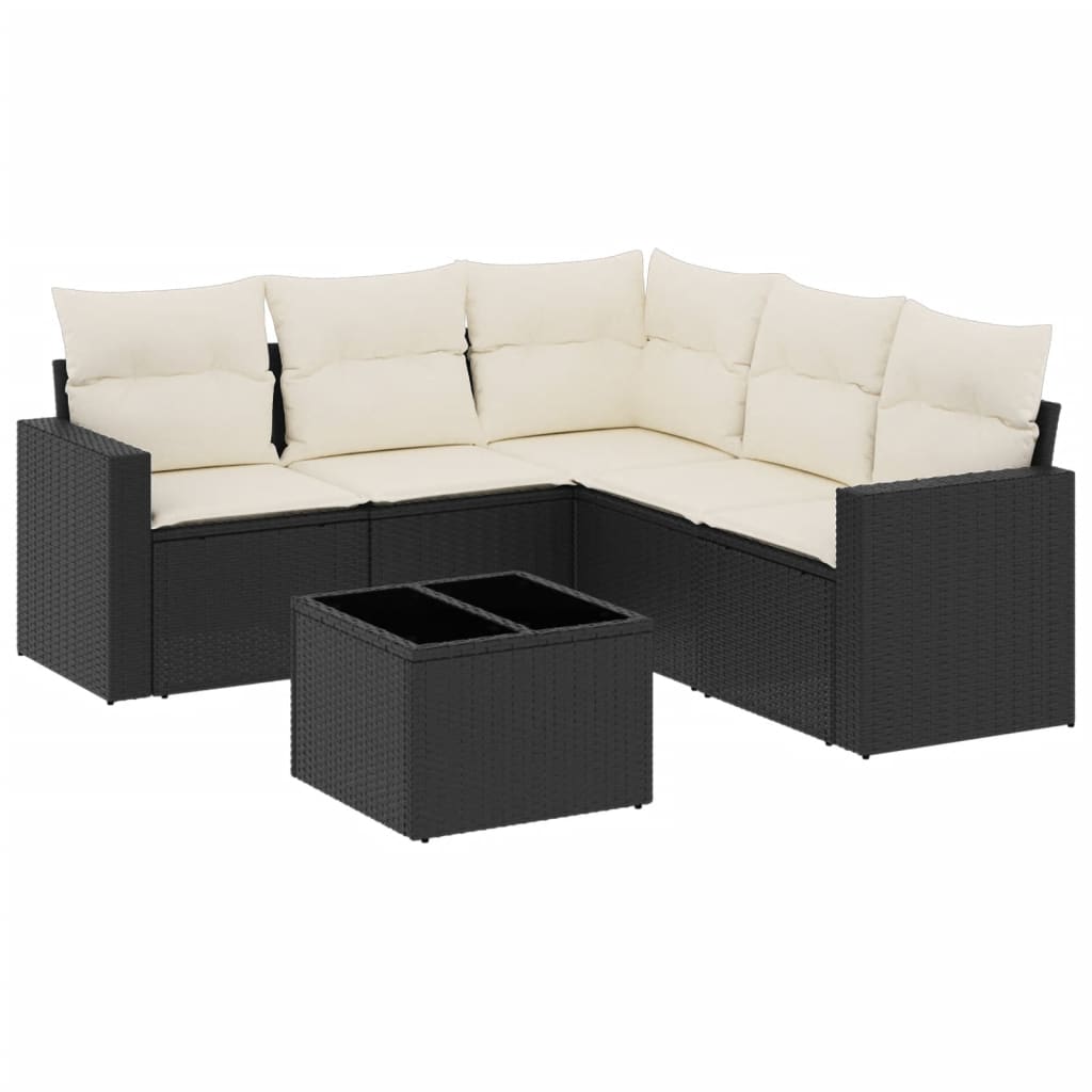 Gartenmöbel Sofa Garnitur Kissen Lounge Set Gartengarnitur Poly Rattan vidaXL - Bild 86 von 96