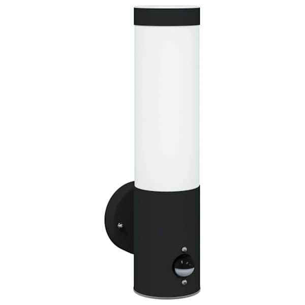 vidaXL V&auml;line seinalamp Must 12 x 8,5 x 29 cm