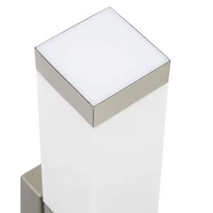 Venkovní nástěnné svítidlo 2 pcs Stříbrná 10.5 x 6 x 33 cm - obrázek 8