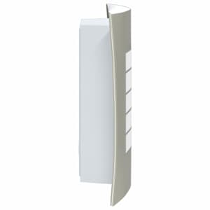 Venkovní nástěnné svítidlo 2 pcs Stříbrná 23,5 x 9 x 26 cm - obrázek 6