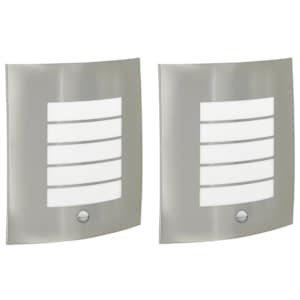 Venkovní nástěnné svítidlo 2 pcs Stříbrná 23,5 x 9 x 26 cm - obrázek 2