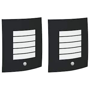 Venkovní nástěnné svítidlo 2 pcs Černá 23,5 x 9 x 26 cm - obrázek 2