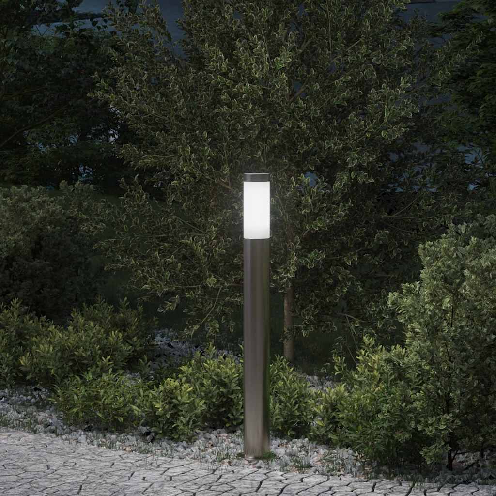vidaXL Stâlp luminos 80 cm oțel inoxidabil IP44