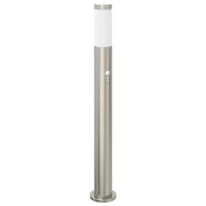 vidaXL anduriga postvalgusti 80 cm roostevaba teras IP44