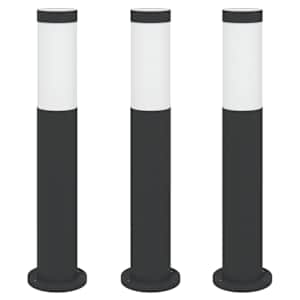 vidaXL pollarvalgustid 3 tk 50 cm roostevaba teras IP44
