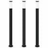 vidaXL pollarvalgustid 3 tk 110 cm roostevabast terasest IP44