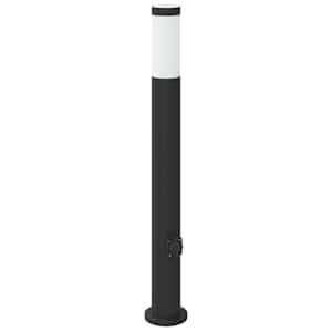 vidaXL pollarvalgusti pistikupesaga 80 cm roostevaba teras IP44