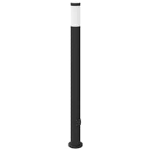 vidaXL pollarvalgusti pistikupesaga 110 cm roostevaba teras IP44