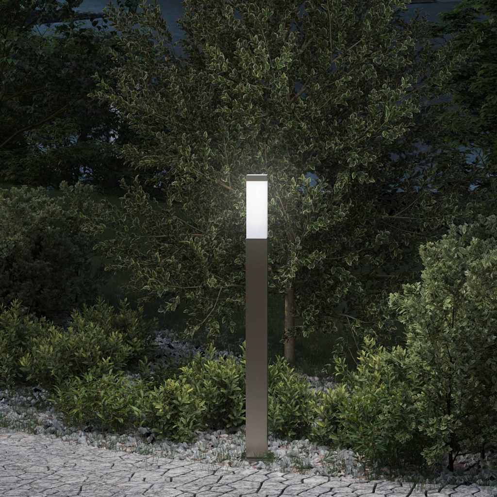 vidaXL Stâlp luminos 80 cm oțel inoxidabil IP44