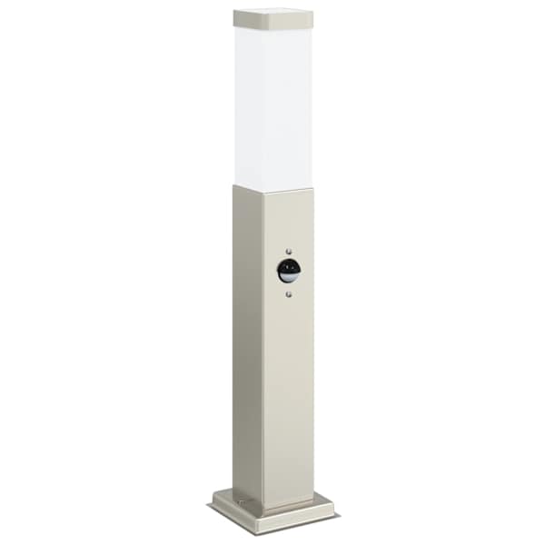 vidaXL anduriga postvalgusti 50 cm roostevaba teras IP44