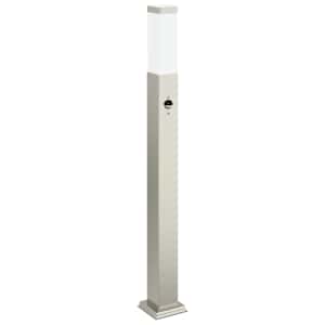 vidaXL anduriga postvalgusti 80 cm roostevaba teras IP44