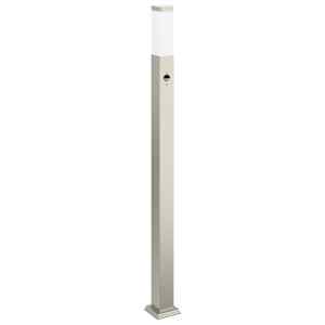 vidaXL anduriga postvalgusti 110 cm roostevaba teras IP44