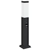 vidaXL anduriga postvalgusti 50 cm must IP44