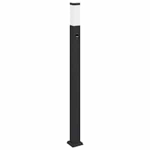 vidaXL anduriga postvalgusti 110 cm must IP44