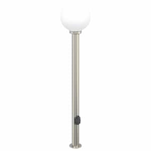 vidaXL pollarvalgusti pistikupesaga 120 cm roostevaba teras IP44