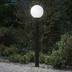 Stebričasta svetilka 120 cm črna IP44