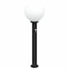 vidaXL anduriga postvalgusti 80 cm must IP44