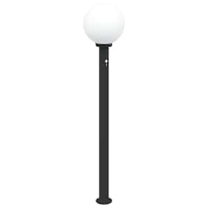 vidaXL anduriga postvalgusti 120 cm must IP44