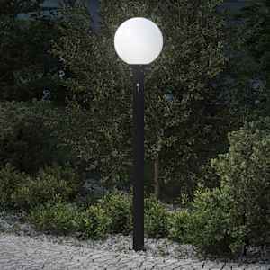 Stebriček s senzorjem 120 cm črne barve IP44
