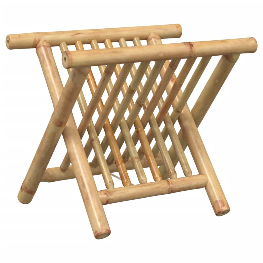 vidaXL Stojan na časopisy 42 x 30,5 x 34,5 cm bambus