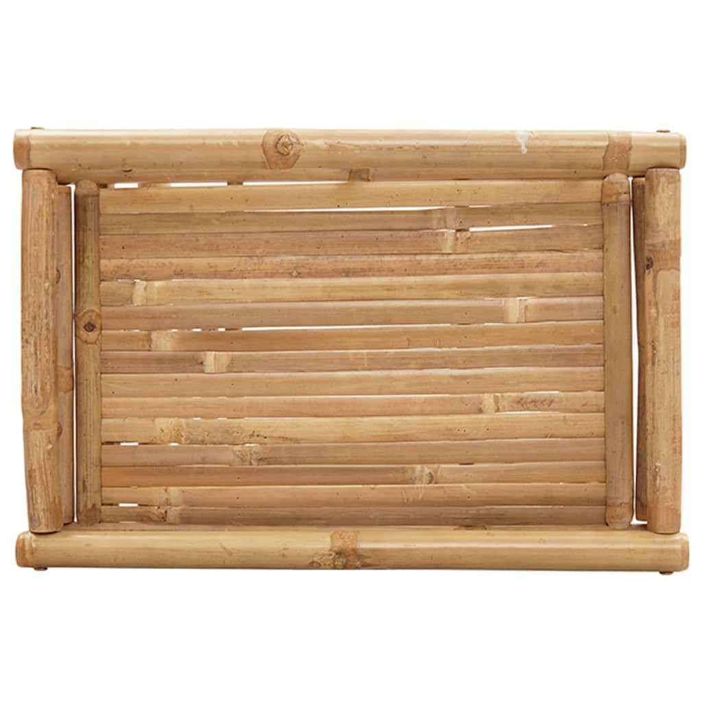 Dienbladtafel inklapbaar 60x40x68 cm bamboe