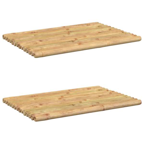 vidaXL vannimatid 2 tk, 50x35 cm, bambus