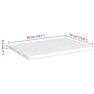 Koupelnové předložky 2 ks 50 x 35 cm bambus - obrázek 11