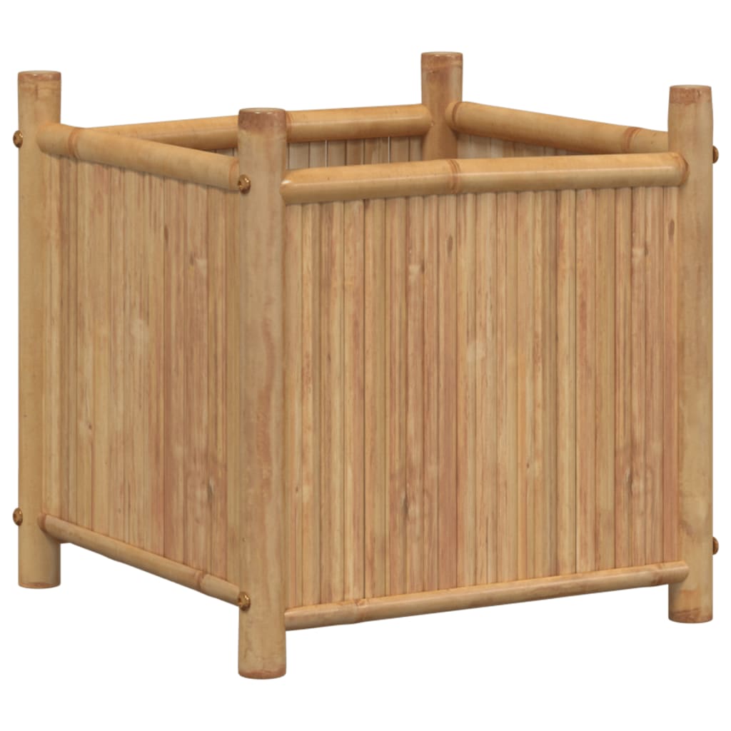 vidaXL Truhlík 40 x 40 x 40 cm bambus