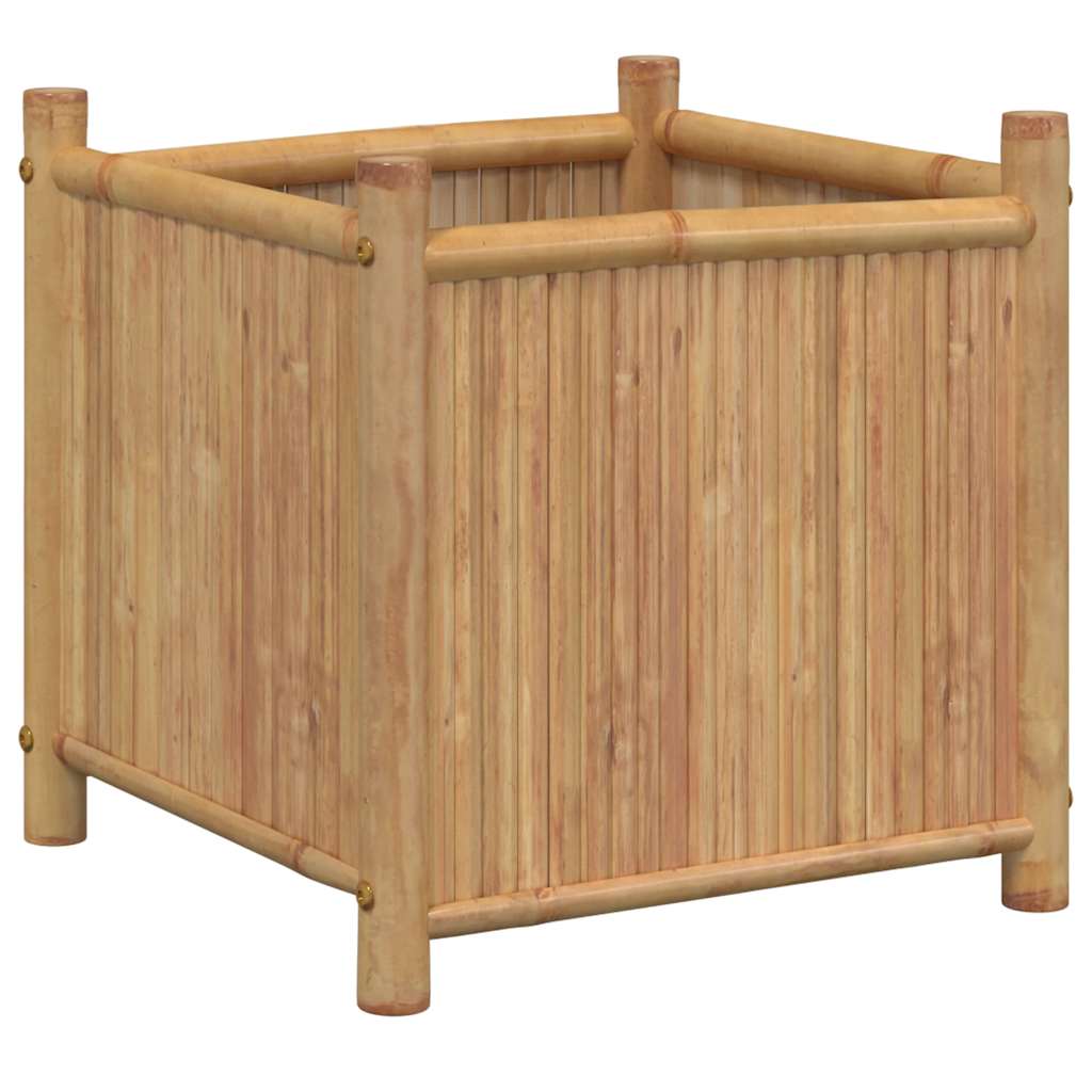 vidaXL Truhlík 50 x 50 x 50 cm bambus