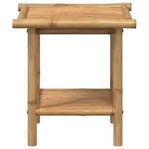 Konferenční stolek 45 x 45 x 45 cm bambus - obrázek 3