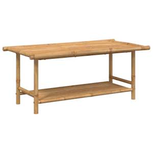 Konferenční stolek 110 x 55 x 45 cm bambus - obrázek 2