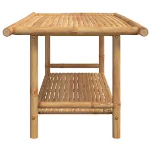 Konferenční stolek 110 x 55 x 45 cm bambus - obrázek 4