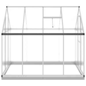 Skleník s podkladovým rámem stříbrný 224 x 169 x 202 cm hliník - obrázek 4