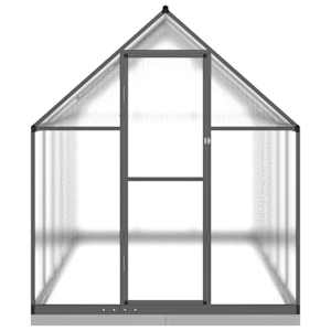 Skleník s podkladovým rámem antracitový 334x169x202 cm hliník - obrázek 3