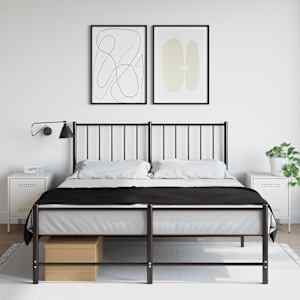 Nočna omarica 2 kosa bela 36x39x50,5 cm jeklo