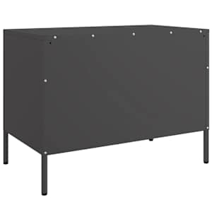 TV skříňky 2 ks černé 68 x 39 x 50,5 cm ocel - obrázek 9