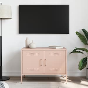 TV skříňka růžová 68 x 39 x 50,5 cm ocel - obrázek 3
