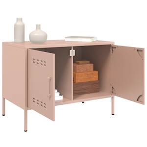 TV skříňka růžová 68 x 39 x 50,5 cm ocel - obrázek 5
