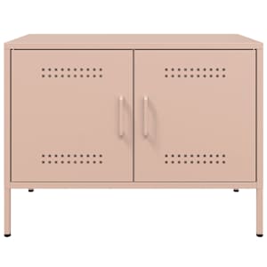 TV skříňka růžová 68 x 39 x 50,5 cm ocel - obrázek 6